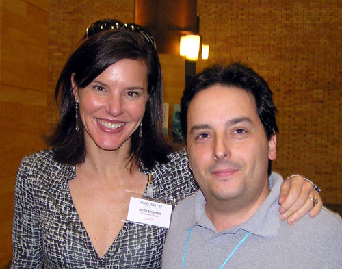 Heidi Skupien -Guidewire Group- y Jesús Tramullas -tramullas.com