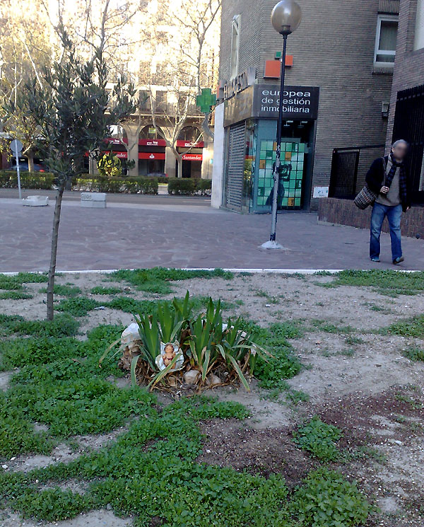 Nacimiento callejero en Zaragoza
