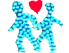 Gif transparente de pareja de enamorados