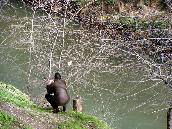 Foto del río Huerva a su paso por Zaragoza