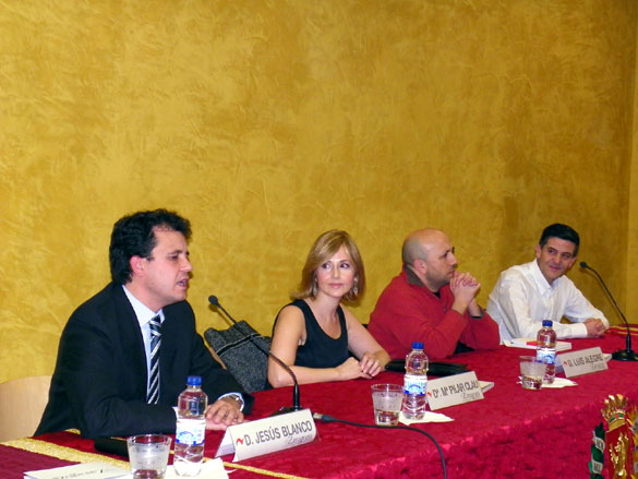 Jesús Blanco, María Pilar Clau, Luis Alegre y Mariano Gistaín