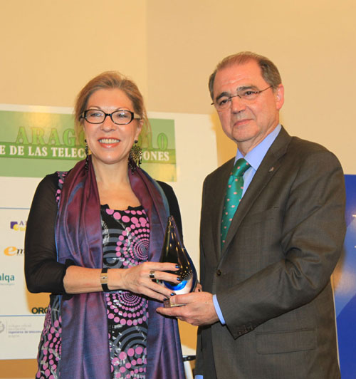 Foto de la consejera  de Ciencia Tecnología y Universidad del Gobierno de Aragón, Pilar Ventura
